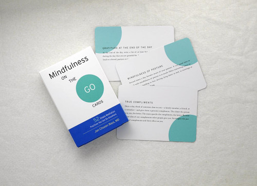 Mindfulness on the Go Cards (52 Simple Meditation Practices You Can Do Anywhere) (Miniature Edition) by Jan Chozen Bays, 9781611803709