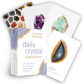 Daily Crystal Inspiration (A 52-Card Oracle Deck for Finding Health, Wealth, and Balance) by Heather Askinosie, 9781401958299