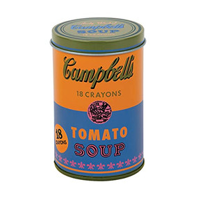 Andy Warhol Soup Can Crayons Orange by Mudpuppy, Andy Warhol, 9780735346390
