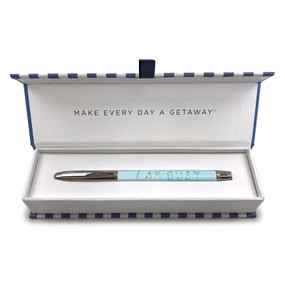 Gray Malin I Am Busy Boxed Pen - Includes One Black Ink Ballpoint Pen and Hinged Gift Box, 9780735364004