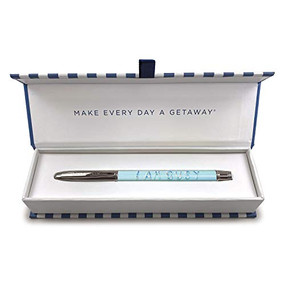Gray Malin I Am Busy Boxed Pen - Includes One Black Ink Ballpoint Pen and Hinged Gift Box by Galison, Gray Malin, 9780735364004