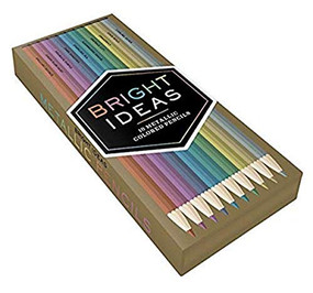 Bright Ideas Metallic Colored Pencils by Chronicle Books, 9781452154794