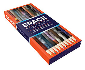 Space Swirl Colored Pencils (10 Two-Tone Pencils Featuring Photos from NASA) by Chronicle Books, 9781452160986