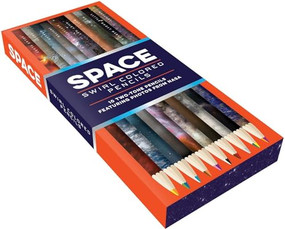 Space Swirl Colored Pencils (10 Two-Tone Pencils Featuring Photos from NASA) by Chronicle Books, 9781452160986