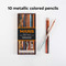 Mars Metallic Colored Pencils (10 pencils featuring photos from NASA (10 Shiny Multicolor Pencils; Coloring Pencils with NASA Space Theme)) by Chronicle Books, NASA, 9781452181110