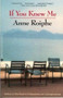 If You Knew Me by Anne Roiphe, 9780446670715