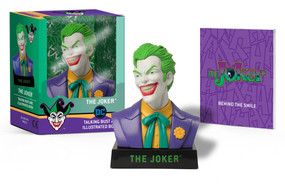 The Joker Talking Bust and Illustrated Book by Matthew K. Manning, 9780762494088