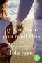 By the Time You Read This by Lola Jaye, 9780061733833