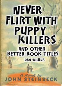 Never Flirt with Puppy Killers (And Other Better Book Titles) by Dan Wilbur, 9781449478063