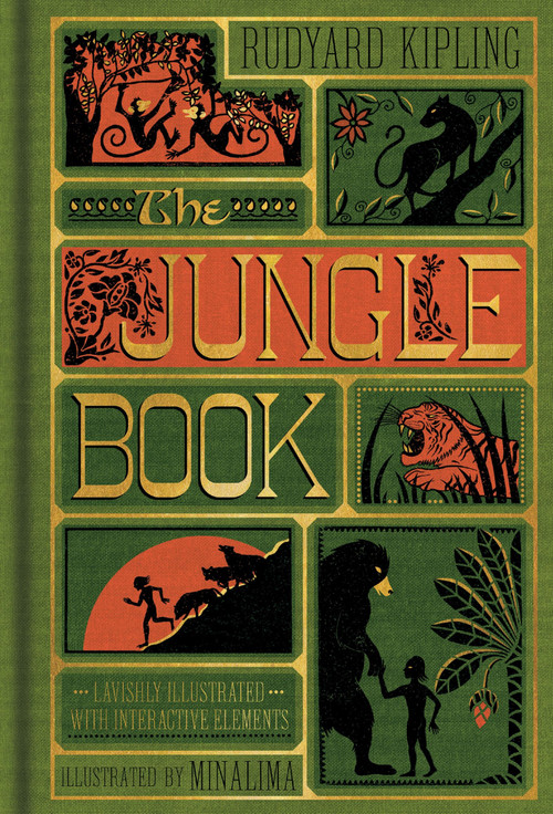 The Jungle Book (MinaLima Edition) (Illustrated with Interactive Elements) by Rudyard Kipling, MinaLima, 9780062389503
