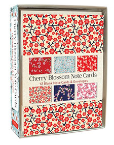 Cherry Blossom Note Cards (12 Blank Note Cards & Envelopes (4 x 6 inch cards in a box)) by Tuttle Studio, 9780804851541