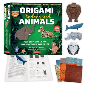 Origami Endangered Animals Kit by Michael G. LaFosse, Richard L. Alexander, 9780804850261