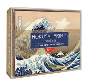 Hokusai Prints Note Cards (12 Blank Note Cards & Envelopes (6 x 4 inch cards in a box)) by Tuttle Studio, Katsushika Hokusai, 9780804851978