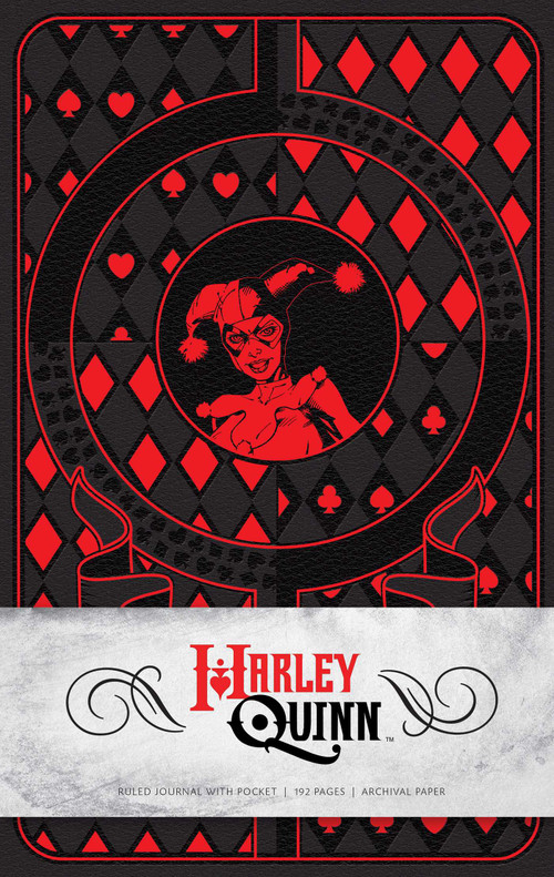 Harley Quinn Hardcover Ruled Journal by Matthew K. Manning, Manuel Martinez, 9781608878307