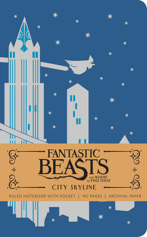 Fantastic Beasts and Where to Find Them: City Skyline Hardcover Ruled Notebook by Insight Editions, 9781608879489