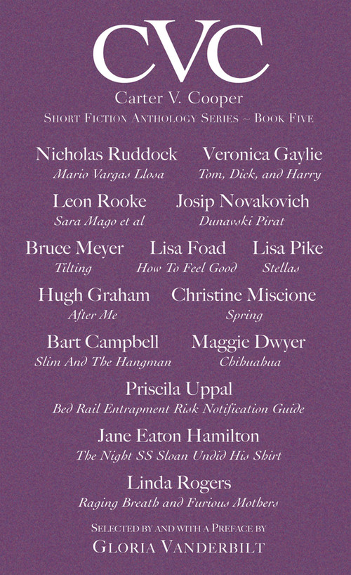 CVC5 (Carter V Cooper Short Fiction Anthology) by Gloria Vanderbilt, 9781550964905