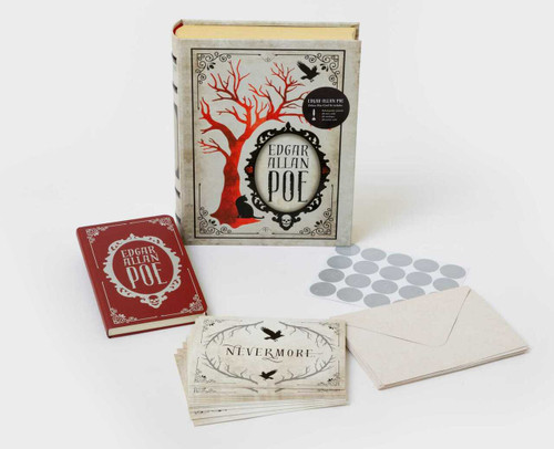 Edgar Allan Poe Deluxe Note Card Set (With Keepsake Book Box) by Insight Editions, 9781683833116