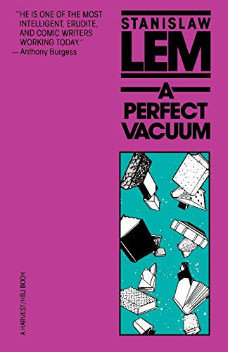 A Perfect Vacuum by Stanislav Lem, 9780156716864