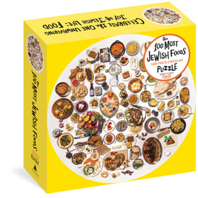 The 100 Most Jewish Foods: 500-Piece Circular Puzzle by Tablet, 9781648290756