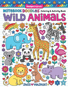Notebook Doodles Wild Animals (Coloring & Activity Book) by Jess Volinski, 9781497205451