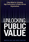 Unlocking Public Value (A New Model For Achieving High Performance In Public Service Organizations) by Martin Cole, Greg Parston, 9780471959458