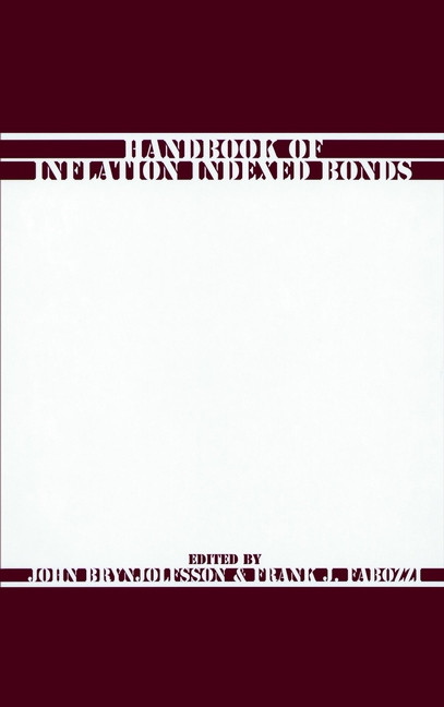 Handbook of Inflation Indexed Bonds by John Brynjolfsson, Frank J. Fabozzi, 9781883249489