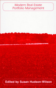 Modern Real Estate Portfolio Management by Susan Hudson-Wilson, 9781883249793