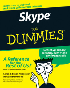 Skype For Dummies by Loren Abdulezer, Susan Abdulezer, Howard Dammond, Niklas Zennstrom, 9780470048917
