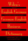 Wiley's English-German, German-English Business Dictionary by Christa Britt, Lilith Schutte, 9780471121404