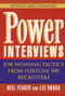 Power Interviews (Job-Winning Tactics from Fortune 500 Recruiters) by Neil M. Yeager, Lee Hough, 9780471177883