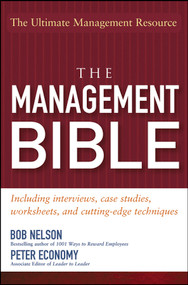 The Management Bible by Bob Nelson, Peter Economy, 9780471705451