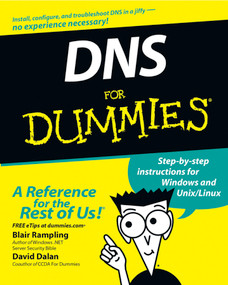 DNS For Dummies by Blair Rampling, David Dalan, 9780764516832