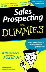 Sales Prospecting For Dummies by Tom Hopkins, 9780764550669