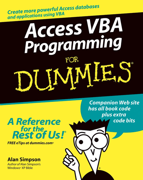 Access VBA Programming For Dummies by Alan Simpson, 9780764574115