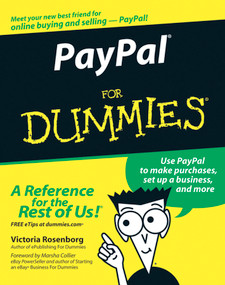PayPal For Dummies by Victoria Rosenborg, Marsha Collier, 9780764583926