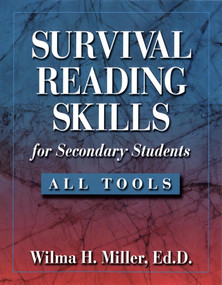 Survival Reading Skills for Secondary Students by Wilma H. Miller, 9780787965976