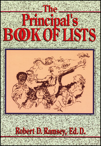 The Principal's Book of Lists by Robert D. Ramsey, 9780787966614