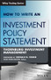 How to Write an Investment Policy Statement by Rocco DiBruno, 9781118679531