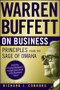 Warren Buffett on Business (Principles from the Sage of Omaha) (Miniature Edition) by Warren Buffett, Richard J. Connors, 9781118879085
