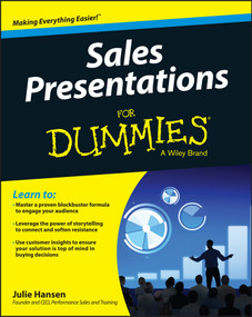 Sales Presentations For Dummies by Julie M. Hansen, 9781119104025