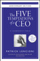 The Five Temptations of a CEO, 10th Anniversary Edition (A Leadership Fable) by Patrick M. Lencioni, 9780470267585