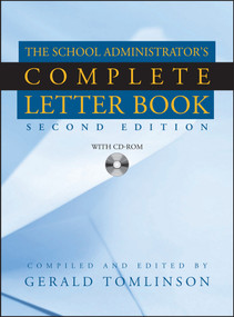 School Administrator's Complete Letter Book by Gerald Tomlinson, 9780787965891