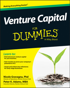 Venture Capital For Dummies by Nicole Gravagna, Peter K. Adams, 9781118642238
