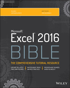 Excel 2016 Bible by John Walkenbach, 9781119067511