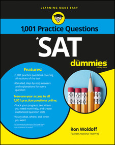 SAT (1,001 Practice Questions For Dummies) by Ron Woldoff, 9781119215844
