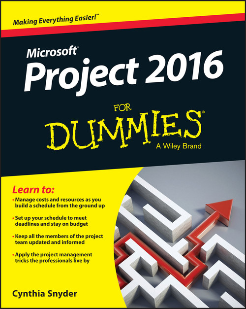 Project 2016 For Dummies by Cynthia Snyder Dionisio, 9781119224518