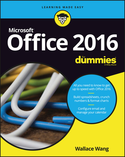 Office 2016 For Dummies by Wallace Wang, 9781119293477