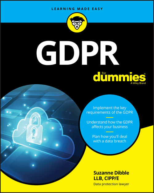 GDPR For Dummies by Suzanne Dibble, 9781119546092