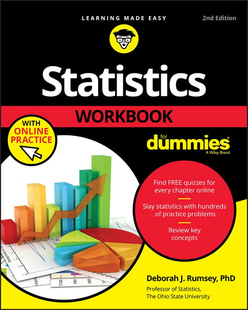 Statistics Workbook For Dummies with Online Practice by Deborah J. Rumsey, 9781119547518