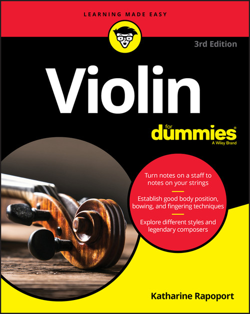 Violin For Dummies (Book + Online Video and Audio Instruction) by Katharine Rapoport, 9781119731344
